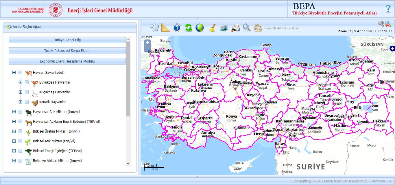 Türkiye Biyokütle Enerjisi Potansiyeli Atlası